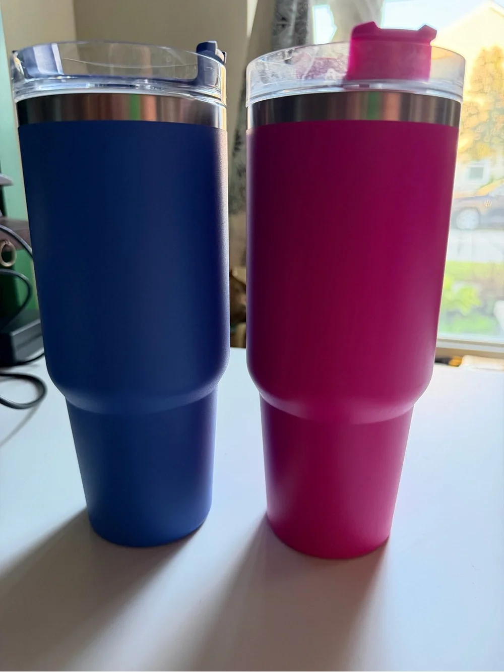 Stanley Insulated Tumblers in Blue and Pink - Picture 4 of 4